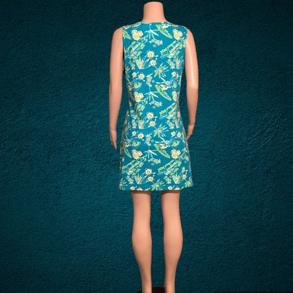 NWOT Vintage Basic Editions Sleeveless Knit Dress Size L - Picture 4 of 11